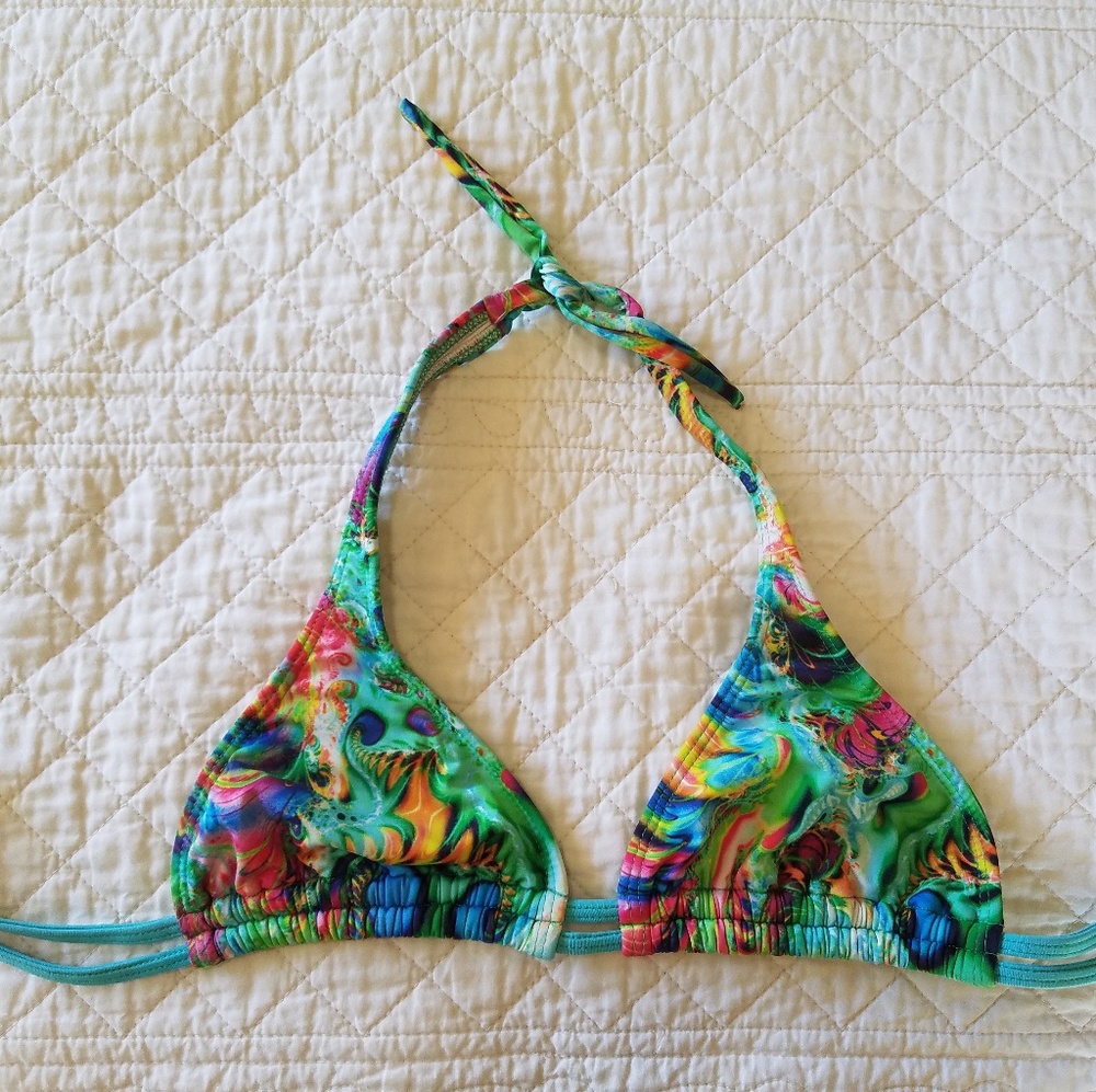 Hand made custom bikini top size small